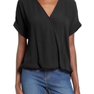 2 NWT Size Small LUSH Sheer Surplus Drop Neck Tops